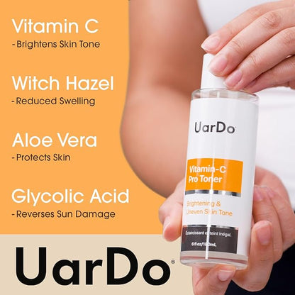 Uardo Brightening & Even Tone Collection 4 Pieces Set - usn119