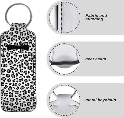Horeset Chaptick Holder Keychain,Strong Small Lip Balm Holder Keychain,Strong