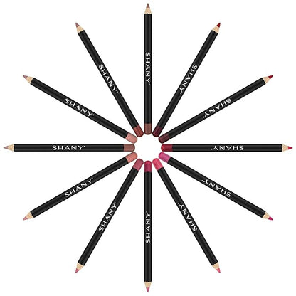 SHANY Dreamy Dozen Matte Lip Liner Set Vegan Dozen