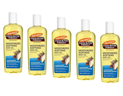 Palmer's Cocoa Butter Formula Moisturizing Body Oil (8.5 Fluid Ounce, Pack of 5)