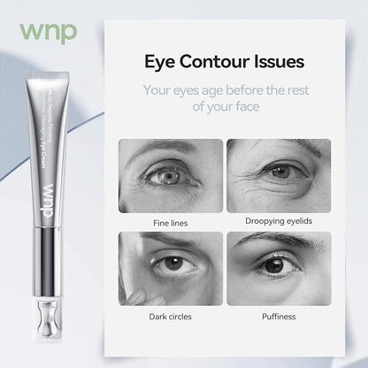Eye Cream|Wrinkle Eraser Massaging Eye Cream, Multi-peptide Firming Eye Tightener, Anti-Aging Eye Cream for Puffiness and Bags Under Eyes Cream|Electric Massage Eye Cream