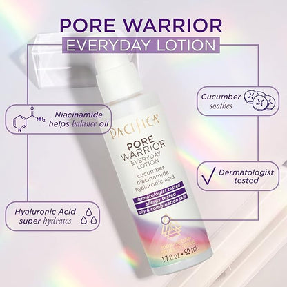 Pacifica Pore Warrior Everyday Lotion - Cucumber Lotion Women 1.7 oz