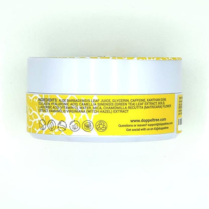 Doppeltree All Natural Caffeine Under Eye Patches & Hydrogel Masks (60 Pads) - Anti Aging Treatment for Crow Feet, Puffiness, Wrinkles, Dark Circles- Formulated in San Francisco