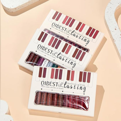 MAEPEOR Matte Liquid Lipstick Set 12PCS Smooth Creamy Long-Lasting