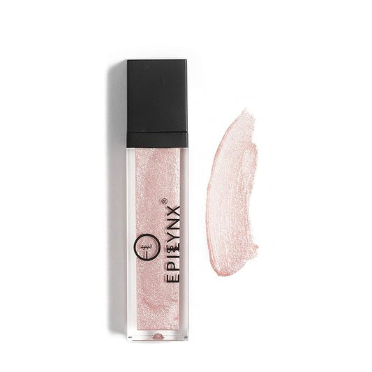 Vegan Glitter & Matte Liquid Lip Gloss - Moisturizing Formula for Hydration & Long Lasting Wear - Cruelty Free, Paraben Free, Gluten Free - Gloss, St. Tropez Light Pastel Pink