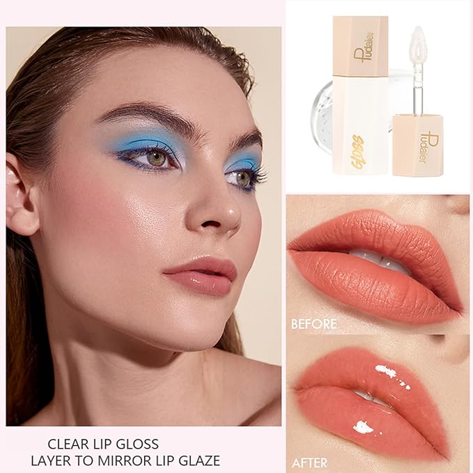 Rechoo Lipstick for Women Set-1 Clear Lip Gloss+3 Gloss+3