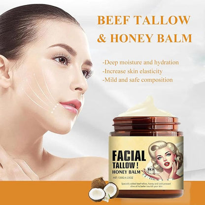 Whipped Beef Tallow and Honey Balm,