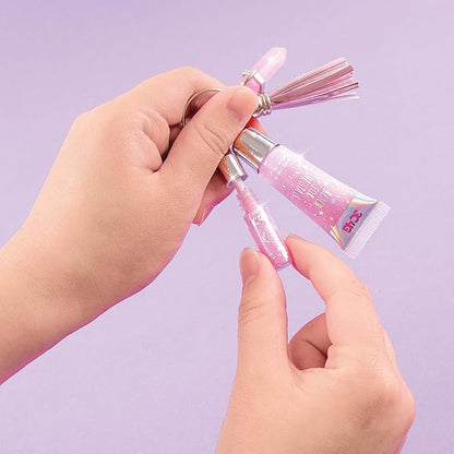 3C4G Celestial Keychain Lip Gloss, Berry Flavor, Lovely 3C4G