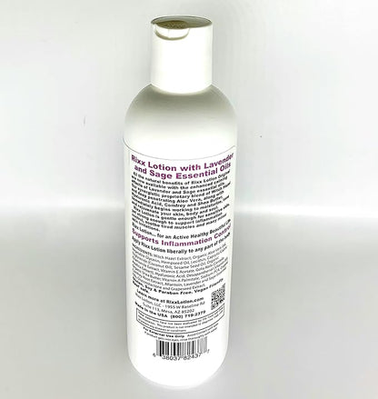 Lavender Sage Natural Herbal Blend (Sport Cap) with Witch Hazel, Aloe Vera, Shea Butter, Hyaluronic Acid & Essential Oils. Moisturizer and Skin Toner for Face and Body