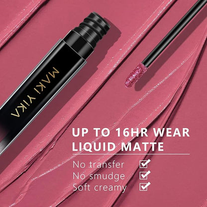 MAKI YIKA Pink Lipstick for Women Color Stay Lipstick