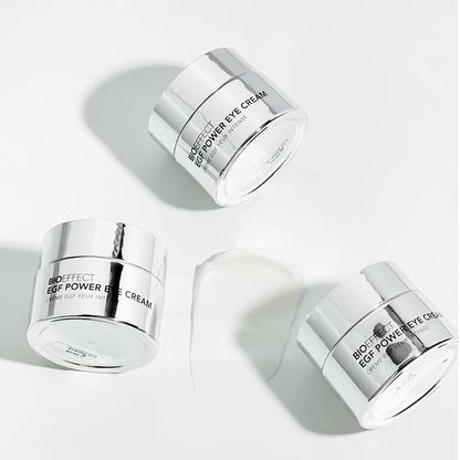 Bioeffect EGF Power Eye Cream with Barley Epidermal Growth Factor, Bakuchiol & Niacinamide, Anti-Aging Under-Eye Moisturizer for Collagen, Wrinkles, Puffiness & Dark Circles