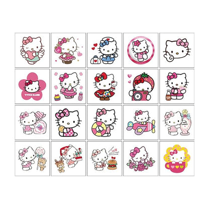 40pcs Hello Kitty Temporary Tattoos for Kids,Kitty Cat Gifts (Hkit)