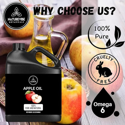 Naturevibe Botanicals Apple Oil 32 Ounces