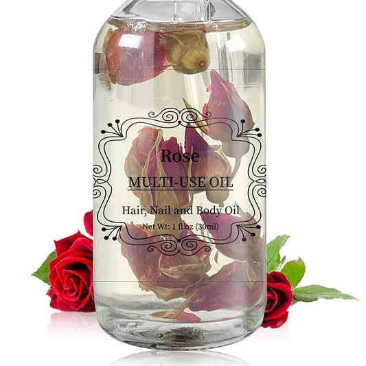 Rose Multi-Use Oil, Organic Plant Fragrant