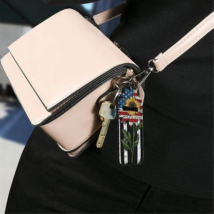 Horeset Lipstick Holder Keychains Fashion Simple Clip On Gloss