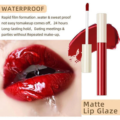 12 Colors Matte Lipstick labiales mate Matte Liquid Long-Lasting