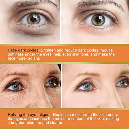 3Pcs Revive Glow Vitamin C Eye Balm, Hydrating Eye Cream, Glow Eye Balm Stick, Brightening and Reducing Dark Circle, Reduces Puffiness