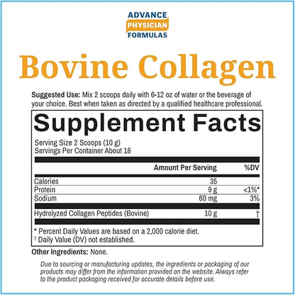 Bovine Collagen Peptides Powder, 6.17 oz (175 g)