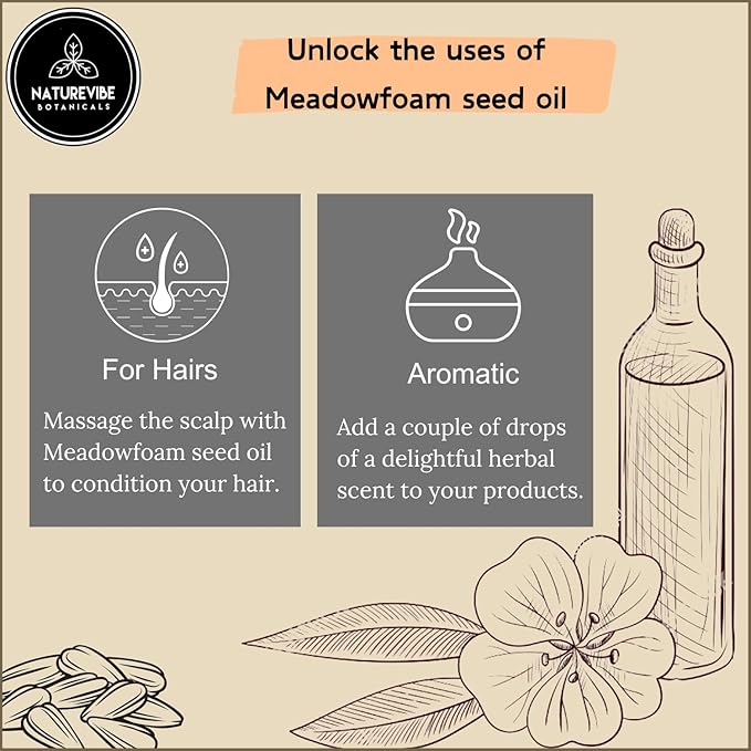 Naturevibe Botanicals Meadowfoam Oil 32 Ounces