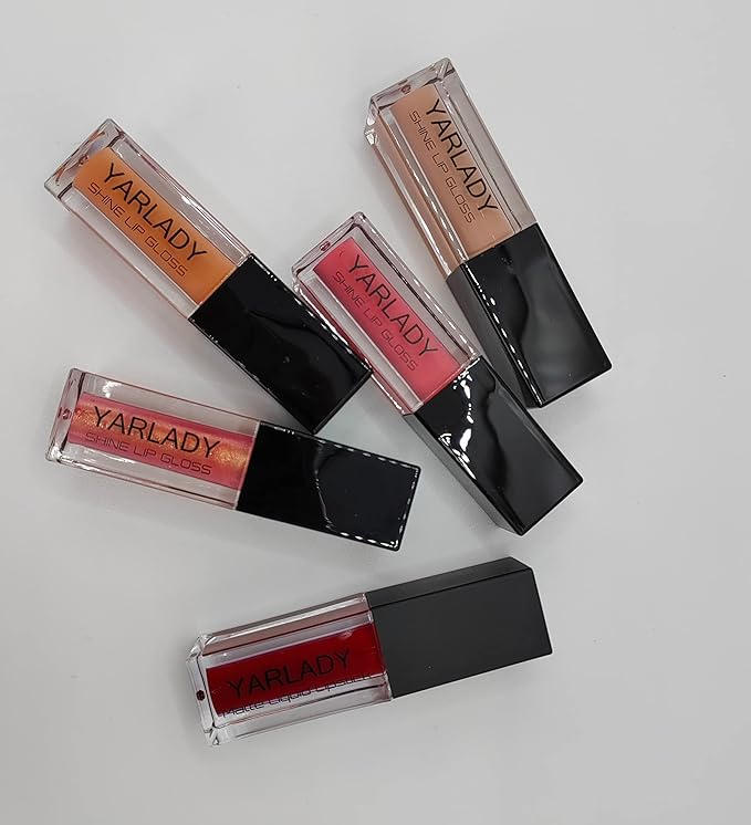 5pcs lip gloss combination set, 4pcs Shiny Lip gloss