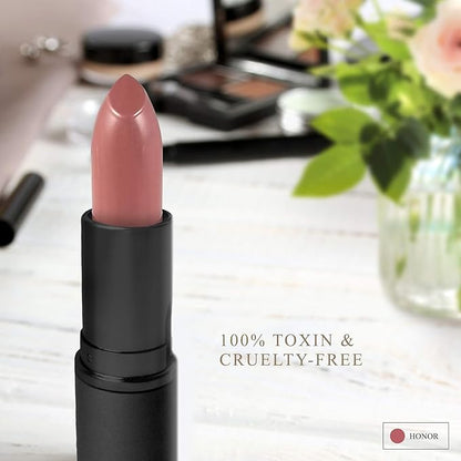 All Natural Lipstick, Semi Matte Lip Color, Moisturizing Moisturizing