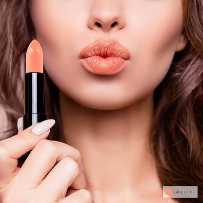 Coral - All Natural Lipstick, Semi Matte Lip Moisturizing