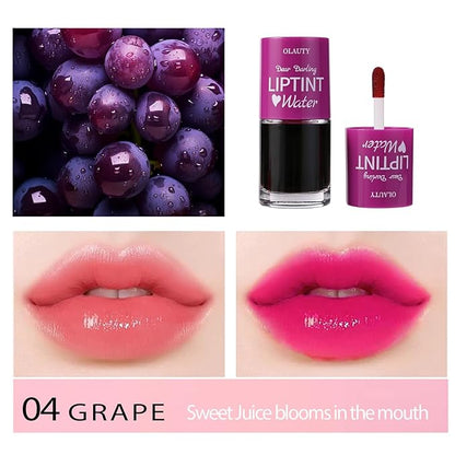 Water Tint Lip Stain, Korean Lip Gloss Vivid Gloss