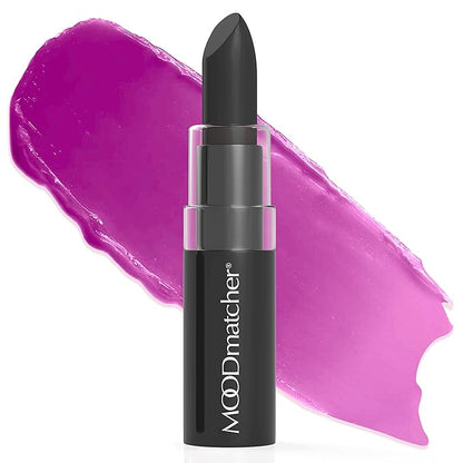 MOODmatcher Original Color Changing Lipstick – 12 Hours Long-Lasting, Moisturizing, Smudge-Proof, Glamorous Personalized Color, Premium Quality – Made in USA (Black)
