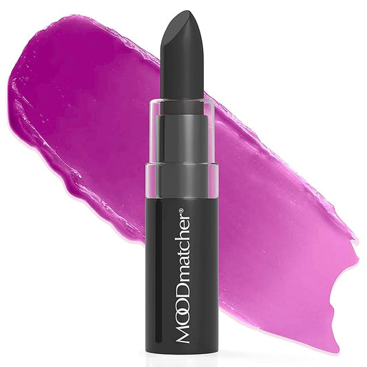 MOODmatcher Original Color Changing Lipstick – 12 Hours Long-Lasting, Moisturizing, Smudge-Proof, Glamorous Personalized Color, Premium Quality – Made in USA (Black)
