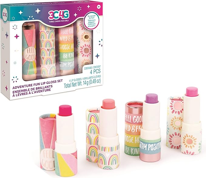3C4G: Adventure Fun: Lip Gloss Set - 4 3C4G:
