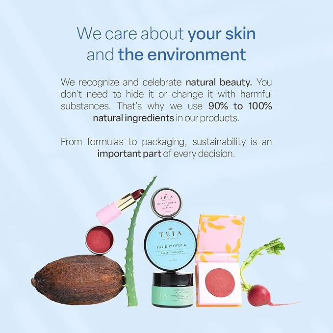 TEIA Cosmetics - Moisturizing Light Coverage Foundation, Natural cruelty-free. (CAPUCCINO)
