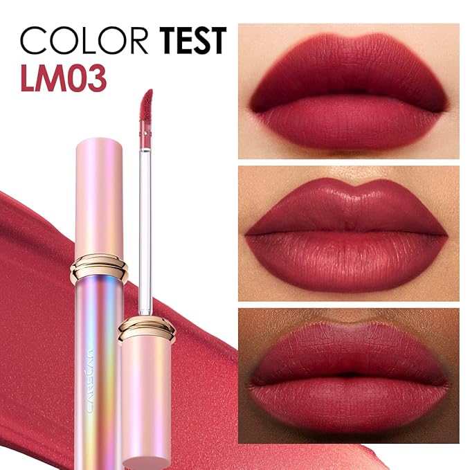 Matte Liquid Lipstick, Long Lasting Highly Pigmented Lip Long