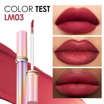 Matte Liquid Lipstick, Long Lasting Highly Pigmented Lip Long