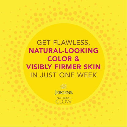 Jergens Natural Glow +FIRMING Lotion, Medium to Tan, 15.0 Fl Oz (Pack of 2)