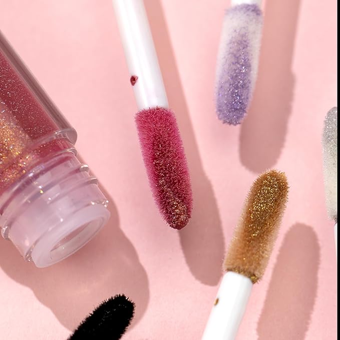 Shimmer Coating Tint Liquid Lipstick, Pink Moisturizing Pearl Coating