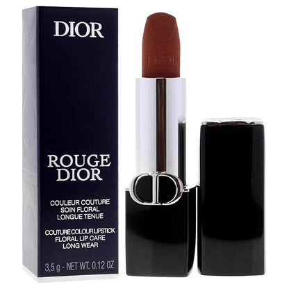 Christian Dior Rouge Dior Couture Velvet Lipstick - 200 Nude Touch for Women - 0.12 oz Lipstick (Refillable)