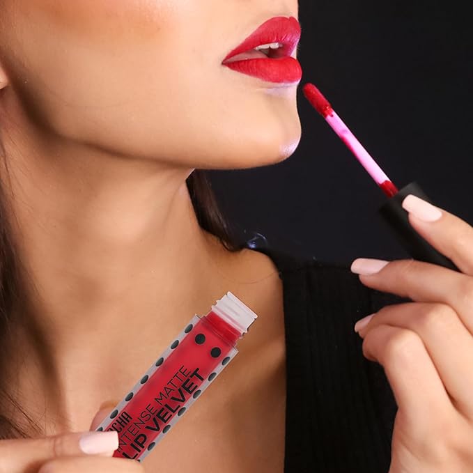 Sacha Cosmetics Intense Matte Lip Velvet, Long Lasting Long