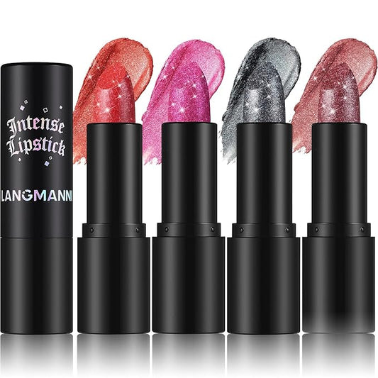 Jolilab Sparkling Lipstick Lip Gloss Long Lasting Waterproof Lipstick