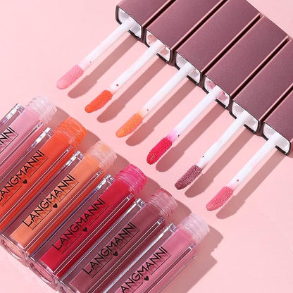 12pcs Lip Gloss Set, Hydrating Long Lasting Waterproof Gloss