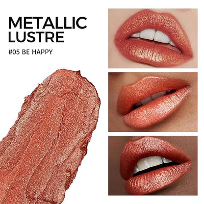 Glitter Lipstick for Women with Metallic 3D Shine Lipstick 14OZ