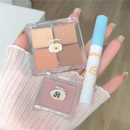 Neutral Eyeshadow Palette Velvet Lip Gloss