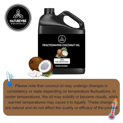 Naturevibe Botanicals Fractionated Coconut Oil 32
