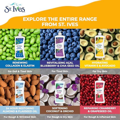 St. Ives Softening Body Lotion Coconut & Orchid Extract 21 oz