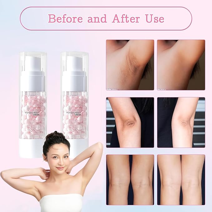 2PCS Brightening Underarm Cream,Pearl Capsules Cream，Brightening