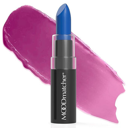 MOODmatcher Original Color Changing Lipstick – 12 Hours Long-Lasting, Moisturizing, Smudge-Proof, Glamorous Personalized Color, Premium Quality – Made in USA (Dark Blue)