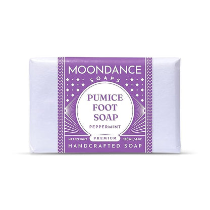 Soapsations Foot Scrub Soap - Handmade Pumice Soap with Tea Tree and Peppermint Essential Oils