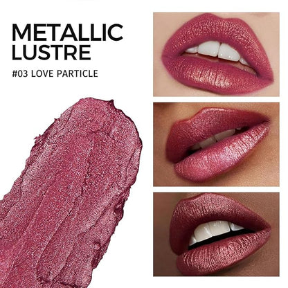 Glitter Lipstick for Women with Metallic 3D Shine Lipstick 14OZ