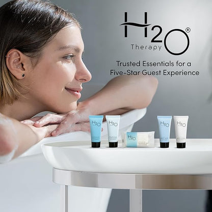 H2O Therapy Hotel Soaps & Toiletries Bulk Set | 1-Shoppe Amenities Kit | 0.85oz Shampoo & Conditioner, Body Wash, Lotion, 1oz Bar Soap | Travel Size | 75 Pieces