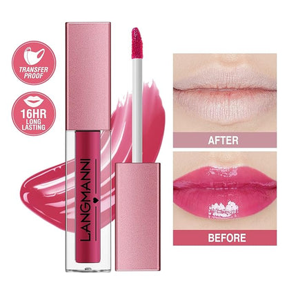 12pcs Lip Gloss Set, Hydrating Long Lasting Waterproof Gloss