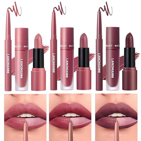 Jolilab 9 in 1 Matte Velvet Lipstick Set-Lip